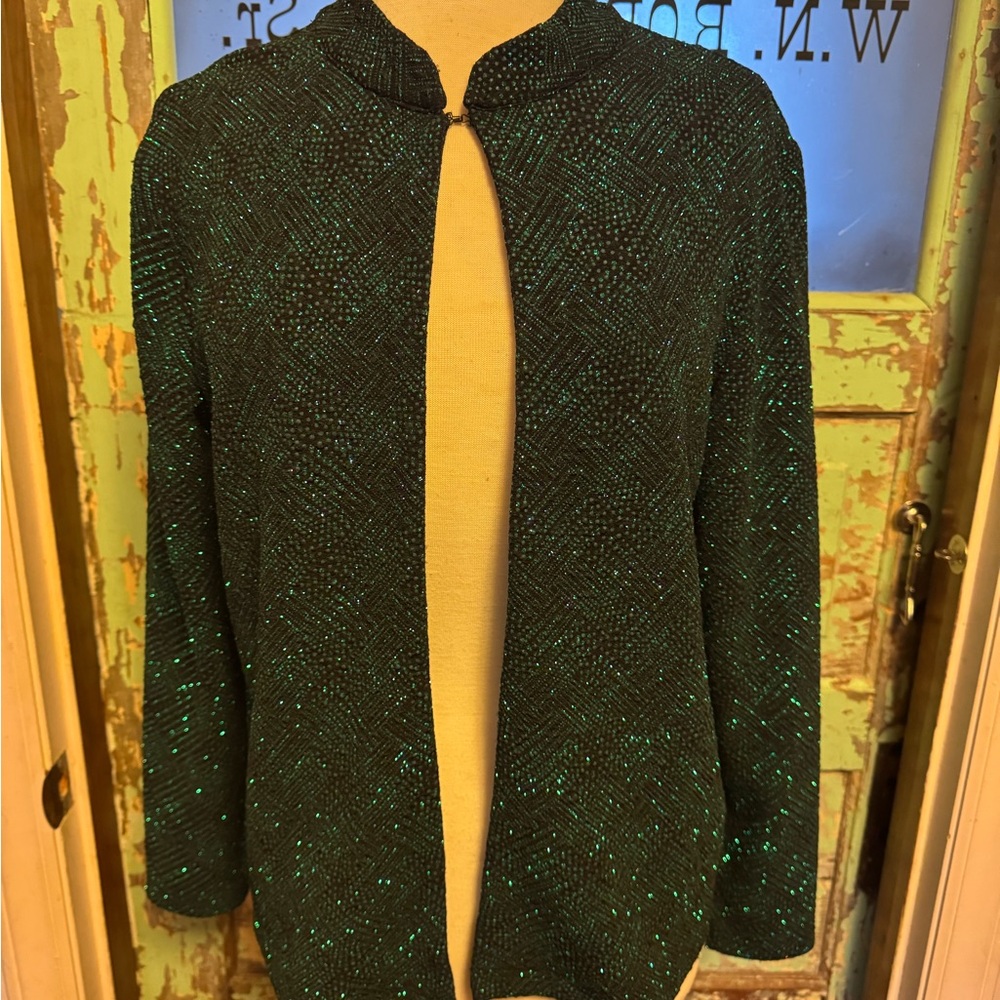 Vintage Elegant Green Women's Jacket